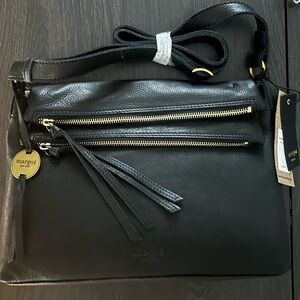 Margot Elegant Black Crossbody Bag